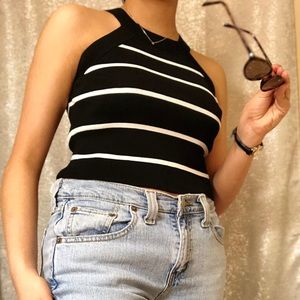 Lulus Stripped B&W tank top🖤🤍